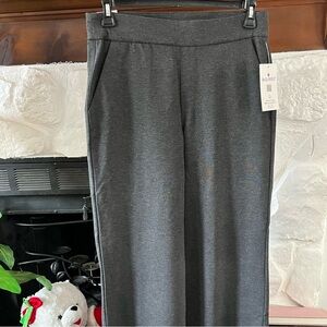 Gloria Vanderbilt Gray Wide-Leg Trouser Pants NWT Size 8